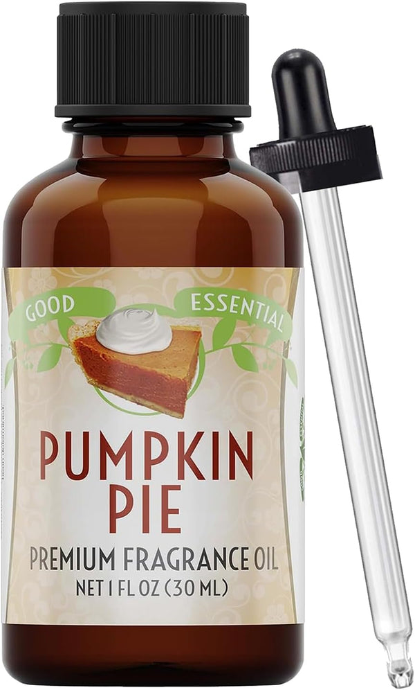 Good Essential Professional Pumpkin Pie Fragrance Oil, 1 fl oz / 30ml for Candles, Diffusers, Soaps, Lotions