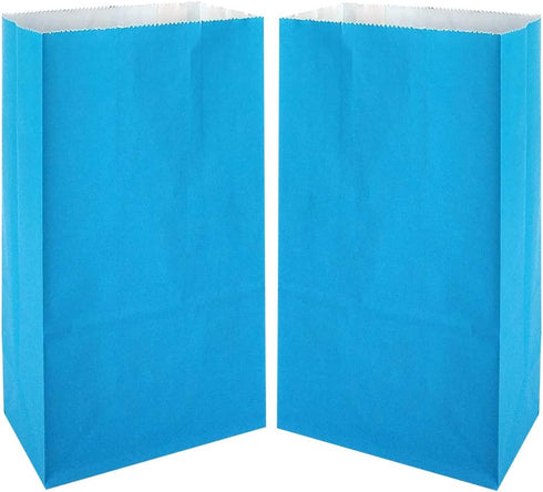KEYYOOMY Small Bright Color Paper Bags, Rainbow Party Favor Bags (24 CT, 4.7 x 2.4 x 8.7 In)