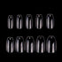 YIMART Coffin Fake Nails 500pcs Ballerina Acrylic Nails Full Cover, Ballet Shape Artificial False Nail Tips for