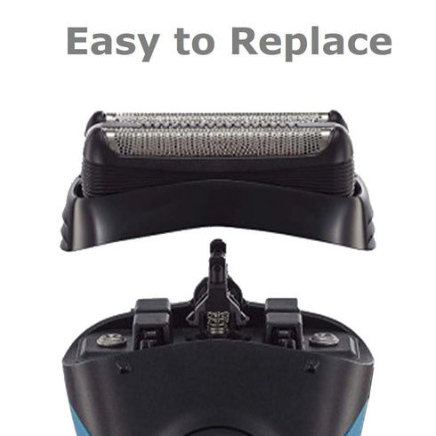 Series 3 32B Replacement Shaver Head for Braun, Foil & Cutter Razor Replacement Head, Compatible with Braun 301S, 310S,