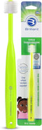Brilliant Oral Care Child Toothbrush, Soft Bristles and Round Head for Ages 2-5 Years, Lime, 1 Pack