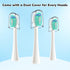 6 Pack Topkitfice Replacement Flossing Toothbrush Heads for Waterpik Sonic Fusion SF01/SF02, White