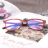 JOSCHOO Computer Reading Glasses, Blue Light Blocking Readers for Men and Women (Red Stripe, 1.25)