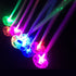 LED Flashing Fiber Optic Hair Accessories, Multicolor Changing Barrettes for Party, Dancing, 10 Pieces