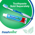 FRESHMINT (144 Pack) Individually Wrapped Premium Toothbrushes, Oversized Easy Grip Handle, Soft Nylon Bristles