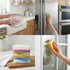 PNSXING 100% 5 Kitchen Sponges- Heavy Duty Cellulose Scrub Dish Sponge for Tough Messes, Scratch Free & Durable