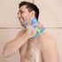 Evridwear Exfoliating Bath Sponge, Daily Skincare Body Scrubbers with Strap, 3 Count Value Pack