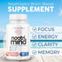 Brain Supplements for Memory and Focus, Nootropic Support with Bacopa, Vitamins B6 B12, Phosphatidylserine, DMAE, 60