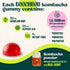 Gummy BoochBod - Probiotic Kombucha - Prebiotics, Probiotics, Postbiotics, Fiber Supplement, Slippery Elm, Dandelion