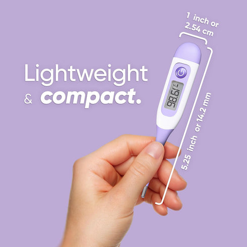 Wondfo Digital Basal Thermometer for Women Fertility BBT Thermometer for Ovulation & Pregnancy Tracking High Accuracy