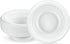 PLASTICPRO 200 PCS Premium Quality White Plastic Soup Bowls, 12 oz Disposable Lightweight Dishes for Parties Weddings