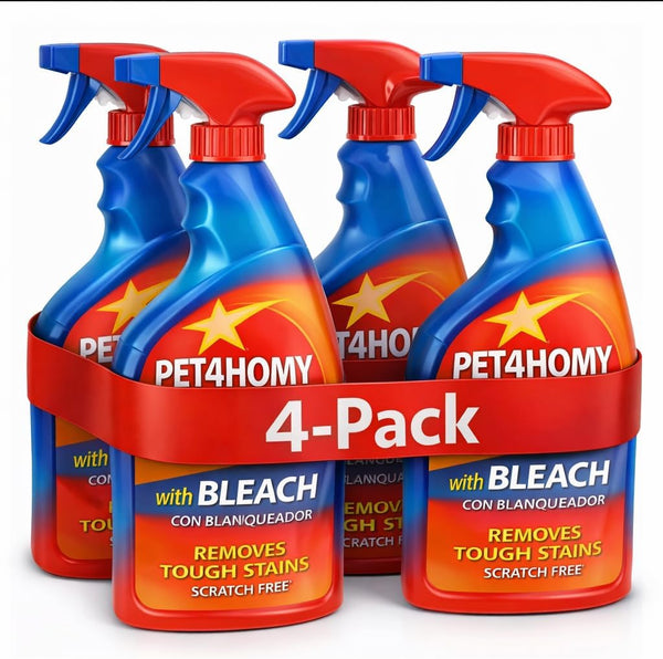 Pet4Homy Comet Lemon Fresh Scent Cleaner with Bleach Powder, 21 oz Cans (Pack