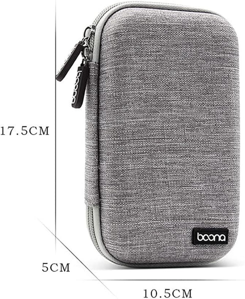 Hard Shell Diabetic Supplies Bag - Organizer for Diabetes Testing Kit, Blood Glucose Monitor, Small Carrying Case