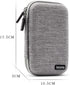 Hard Shell Diabetic Supplies Bag - Organizer for Diabetes Testing Kit, Blood Glucose Monitor, Small Carrying Case