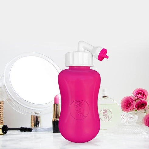 Ninja Mama Peri Bottle for Postpartum Care, Large Portable Perineal Bottle with Angled Spout