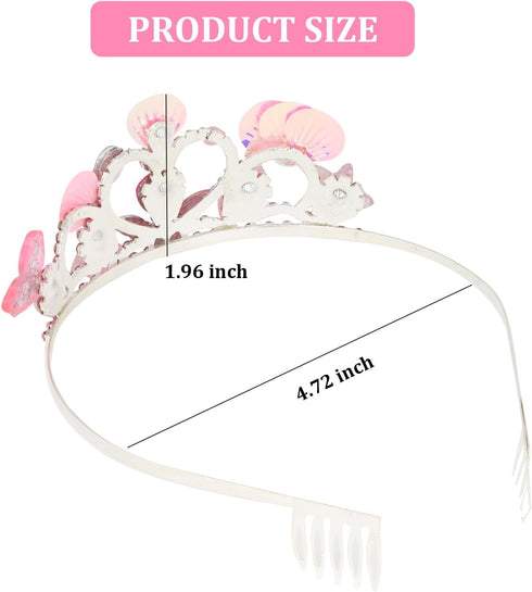 Mermaid Crown Seashell Headbands for Women, Fish Scale Hair Accessory for Parties