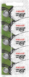 Maxell Watch Battery Button Cell SR936SW, Pack of 5 Batteries