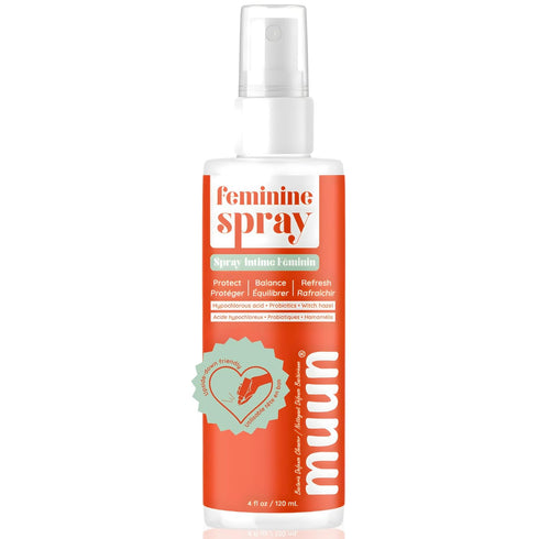 Muun Feminine pH Intimate Spray Women Body Deodorant with Hypochlorous Acid, Witch