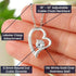 Luxe Gifting Birth Mom Necklace Message Card Box Forever Love Mahogany - From The Moment We Met - Appreciation