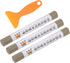 Wax Filler Stick, 3pcs Wooden Repair Wood Wax Fill Sticks with Spatula for Furniture Touch Up Kit