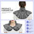 Microwavable Heat Pad for Neck and Shoulders, Weighted Moist Heating Wrap for Pain Relief