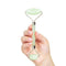Jade Roller for Face - Improves Blood Circulation and Skin Tone - Reduces Under-Eye Puffiness and Dark Circles