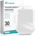 YHOVID 30 Packs Transparent Film Dressing 6'' x 8'' - Waterproof Bandages for