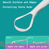 RONAVO Metal Tongue Scraper for Adults (3 Pack) with Travel Case, 100% Stainless Steel Tongue Cleaners for Oral Care