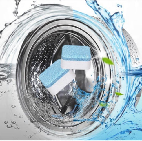 Washing Machine Cleaner Descaler Tablets, Deep Clean Formula for Front Load and Top Load Machines, Removes Odors and