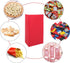 KEYYOOMY Small Bright Color Paper Bags, Rainbow Party Favor Bags (24 CT, 4.7 x 2.4 x 8.7 In)