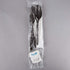 50 Plastic Cutlery Packets - Knife Fork Spoon Napkin Salt Pepper Sets | Black Plastic Silverware Sets Individually Wrapped Cutlery Kits, Bulk Plastic Utensil Cutlery Set Disposable To Go Silverware by HOUZZKINGZ USA
