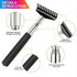 2 Pack Oversized Portable Extendable Back Scratcher, Upgraded Metal Stainless Steel Telescoping Tool with Carrying Bag