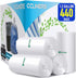 Small Trash Bags, 1.2 Gallon (5 Liter), 440 Count, Clear Plastic Wastebasket Can Liners for Home and Office