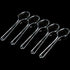 AKOAK 100 Count Mini Clear Plastic Disposable Spoons for Dessert, Appetizer, Ice Cream, and Soup