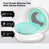 2PCS Retainer Case with Mirror, Adjustable Vent Holes, Slim Aligner Case Compatible with Invisalign, White