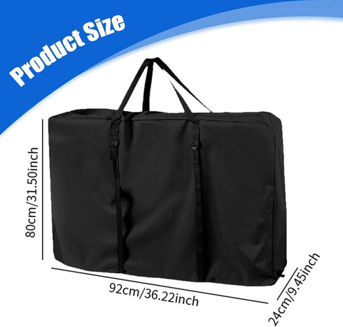 Zxpjkyu Folding Chair Storage Bag Heavy Duty Windproof Transport Bag Cover Carrying Case for Outdoor Chair Garden