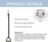 zuylikxy Bed Trapeze for ElderlyCeiling Mounted Trapeze for Bed Mobility Transfer, Stand Ladder Bed Helper