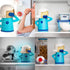 Abnaok 2PCS Angry Mom Microwave Cleaner and Chilly Mama Fridge Deodoriser, Clean in Minutes with English Manual