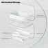Double-layer Retainer & Aligner Case, Mouthguard and Night Guard Storage Case with Cleaning Tool, Brush and Chewer