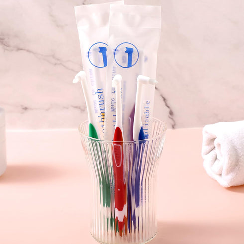 Ouligay 5Pcs Tuft Toothbrush, Soft Compact Interdental Toothbrush for Orthodontic Braces