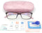 Women Anti Blue Light Glasses Block Eye Strain with Case Tester, Gaming Computer Glasses, UV Blocker Clear Lens