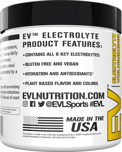 Ultimate Electrolytes Powder Hydration Drink, Quick Replenishing Mix with 8 Key Electrolytes