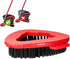 Scrub Brush Replacement Head for O Ceda EasyWring Spin Mop 1 Tank System, Triangle Hard Bristle Cleaning Brush