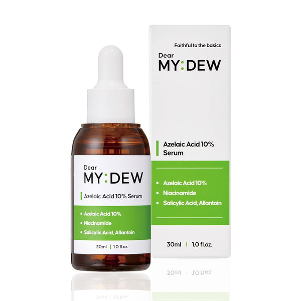 10% Azelaic Acid Serum with Niacinamide, Salicylic Acid, Rosacea Treatment for Face Redness Relief, 1Fl Oz