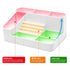 ANRUI Nail Drill Machine & Bits Storage Box, Plastic Nail desk organizer of 28 Holes Nail Drill Holder, Professional Nail Drill Grinding Bit Holder Box for Manicure tools - White