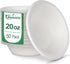 20oz Paper Bowls Disposable, 50 Pack Heavy Duty Compostable Bowls for Hot Soup, Salad, Ice Cream, Biodegradable