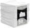 Ashley Mills Cotton Shop Towels: Pack of 50, 13x14 in, Absorbent Rags for Automobiles, Industries & Homes