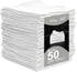 Ashley Mills Cotton Shop Towels: Pack of 50, 13x14 in, Absorbent Rags for Automobiles, Industries & Homes