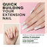 modelones Poly Nail Gel Builder Extension - Nude Nature Color Light Apricot, 50ML