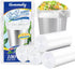 Hommaly 6-7 Gallon Clear Trash Bags, 180 pcs Strong Garbage Bags for Bathroom, Fit 6, 7 Gallon Waste Basket Liners
